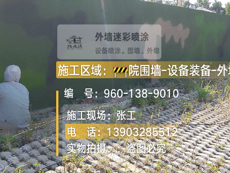 松原外墙迷彩漆材料价约 45-60 元 /k