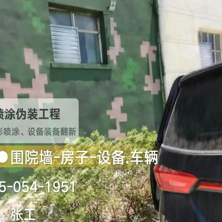 松原数码迷彩漆施工